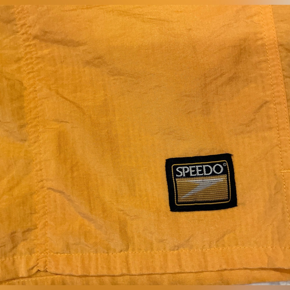 Speedo Men’s Yellow Orange Swim Trunks Board Shorts XL-XXL - Picture 9 of 11